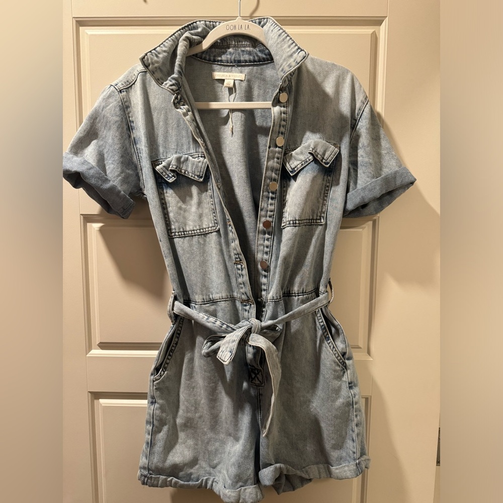 Chelsea & Violet Denim Romper